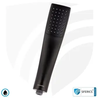 Shower Head DELUXE UPGRADE SET 10 Legio | ecoturbino® | ET10L Water Saving Adapter + Designer Handheld Showerhead - Hand Shower 15 Shower Head DELUXE UPGRADE SET 10 Legio | ecoturbino® | ET10L Water Saving Adapter + Designer Handheld Showerhead - Hand Shower. Black.