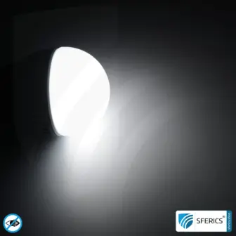10,5 Watt LED Full Spectrum, Dimmable (TRIAC) | As Bright as 100 Watts, 1070 Lumens | CRI >95 | Flicker-free | Daylight | E27 | Business Quality 8 10 Watt LED Full Spectrum, Dimmable (TRIAC) | As Bright as 100 Watts, 1070 Lumens | CRI over 95 | Flicker-free | Daylight | E27 | Business Quality