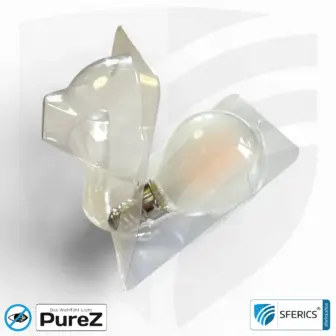 4 Watt LED Filament Pure-Z NEO | Bright as 38 watts, 400 lumens | CRI 97 | flicker-free | warm white | E14 12 4 Watt LED Filament Pure-Z NEO | Bright as 38 watts, 400 lumens | CRI 97 | flicker-free | warm white | E14