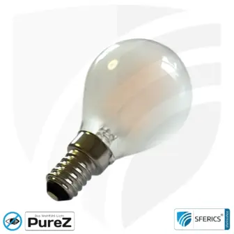 4 Watt LED Filament Pure-Z NEO | Bright as 38 watts, 400 lumens | CRI 97 | flicker-free | warm white | E14 11 4 Watt LED Filament Pure-Z NEO | Bright as 38 watts, 400 lumens | CRI 97 | flicker-free | warm white | E14