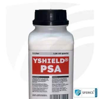 PSA pressure sensitive adhesive | For the Aluminum-Laminated Side of Our SAVEBUILD® Shielding Materials | Immediate, Very Strong Adhesion | For Experienced Professionals 9 PSA pressure sensitive adhesive | for the aluminum-laminated side of our SAVEBUILD® shielding materials | immediate, very strong adhesion | designed for experienced professionals