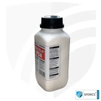PSA pressure sensitive adhesive | For the Aluminum-Laminated Side of Our SAVEBUILD® Shielding Materials | Immediate, Very Strong Adhesion | For Experienced Professionals 10 PSA pressure sensitive adhesive | for the aluminum-laminated side of our SAVEBUILD® shielding materials | immediate, very strong adhesion | designed for experienced professionals