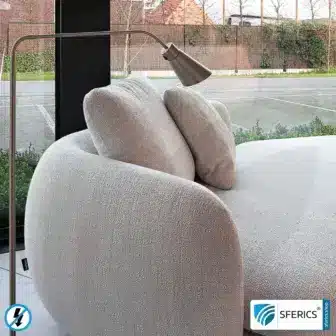 Shielded Floor Lamp AMSTERDAM | silver | modern design with stylish elements in brushed steel + aluminum | flexible joints, rotatable in all directions | G9 socket 12 Shielded Floor Lamp AMSTERDAM | silver | modern design with stylish elements in brushed steel + aluminum | flexible joints, rotatable in all directions | G9 socket