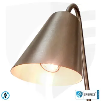 Shielded Table Lamp AMSTERDAM | silver | modern design with stylish elements in brushed steel + aluminum | flexible joints, rotatable in all directions | G9 socket 11 Shielded Table Lamp AMSTERDAM | silver | modern design with stylish elements in brushed steel + aluminum | flexible joints, rotatable in all directions | G9 socket
