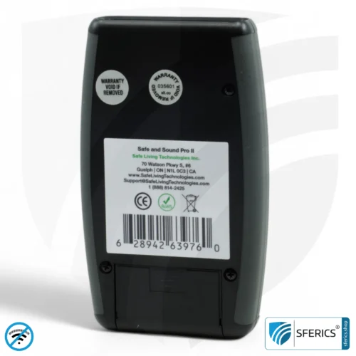 SAFE AND SOUND PRO 2 Electrosmog Detector | Unique measuring range up to 3.180.000 µW/m² | Semi-professional broadband HF measuring device for beginners | Detection of EMF radiation up to 8 GHz, including 5G! | Model 2025