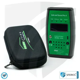 SAFE AND SOUND PRO 2 Electrosmog Detector | Unique measuring range up to 3.180.000 µW/m² | Semi-professional broadband HF measuring device for beginners | Detection of EMF radiation up to 8 GHz, including 5G! | Latest Model 2024 16 SAFE AND SOUND PRO 2 Electrosmog Detector | Unique measuring range up to 3.180.000 µW/m² | Semi-professional broadband HF measuring device for beginners | Detection of EMF radiation up to 8 GHz, including 5G! | Model 2025