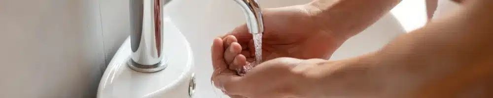 Washing hands