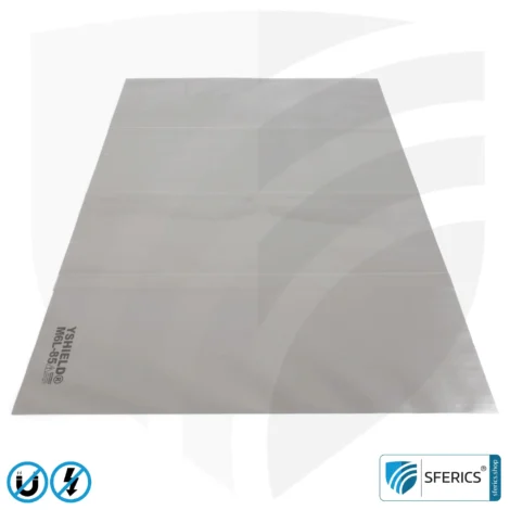 Magnetic field shielding plate M6L-85 | 80 x 55 cm | six-layered, laminated, and highly resistant