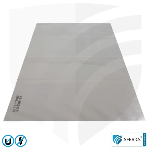 Magnetic field shielding plate M6L-85 | 80 x 55 cm | six-layered, laminated, and highly resistant