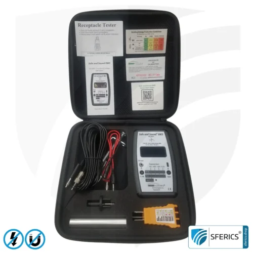 SAFE AND SOUND EM3 Detector | Precise 3-in-1 EMF Low-Frequency Meter for Electrosmog | Frequency Range 16 Hz - 120 kHz | 3D Magnetic Field Measurement 9 Safe & Sound EM3 Detector | Precise 3-in-1 EMF Low-Frequency Meter for Electrosmog | Frequency Range 16 Hz - 120 kHz | 3D Magnetic Field Measurement