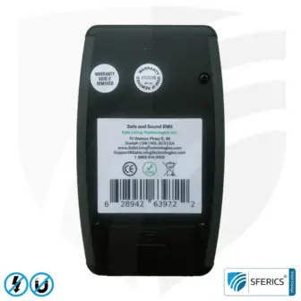 SAFE AND SOUND EM3 Detector | Precise 3-in-1 EMF Low-Frequency Meter for Electrosmog | Frequency Range 16 Hz - 120 kHz | 3D Magnetic Field Measurement 8 Safe & Sound EM3 Detector | Precise 3-in-1 EMF Low-Frequency Meter for Electrosmog | Frequency Range 16 Hz - 120 kHz | 3D Magnetic Field Measurement