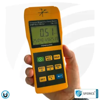 TENMARS TM-192 | Magnetic Field Meter | Triaxial Sensor (X/Y/Z), Frequency Range 30 - 2000 Hz, Display in mG or µT 11 TENMARS TM-192 | Magnetic Field Meter | Triaxial Sensor (X/Y/Z), Frequency Range 30 - 2000 Hz, Display in mG or µT