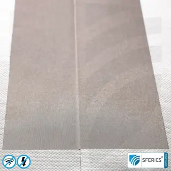 Shielding tape HNX for web edges, self-adhesive | Optimization of shielding attenuation for overlapping seam edges | 50 m length 12 Shielding tape HNX100 for web edges, self-adhesive | Optimization of shielding attenuation for overlapping seam edges | 50 m length