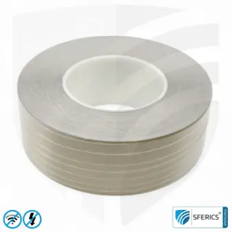 Shielding tape HNX for web edges, self-adhesive | Optimization of shielding attenuation for overlapping seam edges | 50 m length 9 Shielding tape HNX50 for web edges, self-adhesive | Optimization of shielding attenuation for overlapping seam edges | 50 m length