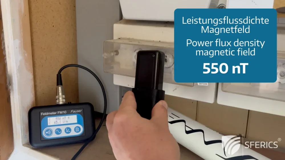 Magnetic Field Measurement 1 – without Magnetic Field Shielding Foil
