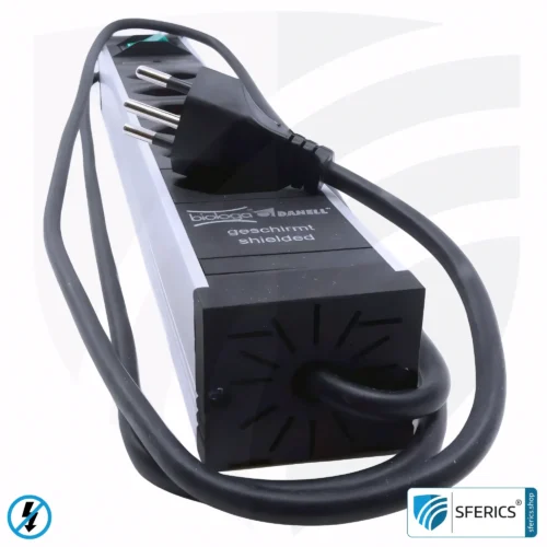 6-Way Power Strip, shielded LF | with On/Off Switch | Type J Plug for Switzerland, Liechtenstein and more