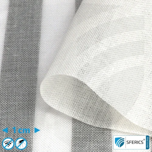 VENTUS shielding fabric | ideal for curtain, canopy & room divider | RF shielding attenuation up to 47 dB against electrosmog | Effective against 5G!