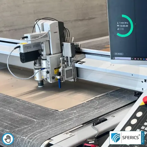 Shielding Material Cutting Service | Contract Cutting | Precision Cutting with Zünd G3 Plotter