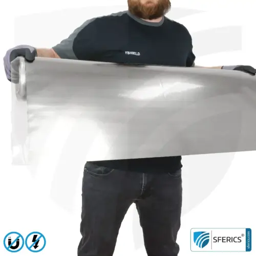 Magnetic Field Shielding Foil M6L-9X | Six-Layer Foil for Effective Shielding Attenuation of Magnetic Fields | 90 cm Width 9 Magnetic Field Shielding Foil M6L-9X | Six-Layer Foil for Effective Shielding Attenuation of Magnetic Fields | 90 cm Width