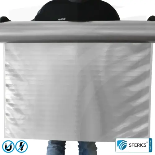 Magnetic Field Shielding Foil M6L-9X | Six-Layer Foil for Effective Shielding Attenuation of Magnetic Fields | 90 cm Width 1 Magnetic Field Shielding Foil M6L-9X | Six-Layer Foil for Effective Shielding Attenuation of Magnetic Fields | 90 cm Width